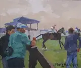 Desmond Hickey, At The Fence - Bellewstown Races