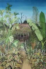 Hut In The South Island Seas by Poppy Melia, offered Oct 2023