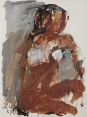 Seated Nude by Basil Blackshaw, offered Nov 2023