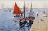 Ivan Sutton, Galway Hookers, Parkmore Pier, Rosmuck, Co. Galway