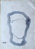 Kenneth Hall, Head Study (Grey)
