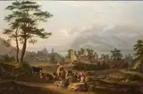 John George Mulvany, The Abbey At Carlingford, Co Louth
