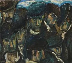 Belfast Dock Strike by Gerard Dillon, offered Oct 2024