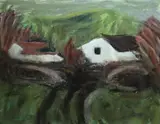 Nancy Wynne-Jones, Winter Farm, 1990