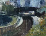 Footbridge At Seapoint by Donald Teskey, offered Nov 2024