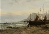 Hastings Beach by Edwin Hayes, offered Nov 2024
