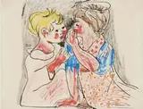 Benjamín Palencia, Las Ninas, 1950