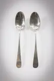 Carden Terry, Two Cork Silver Tablespoons