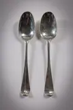 John Laughlin, A Pair Of Irish Silver Tablespoons