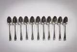 John Pittar, A Set Of Irish Hanoverian Silver Tablespoons
