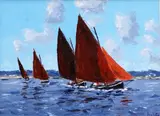 Ivan Sutton, Galway Hookers, Carraroe Bay, Co. Galway