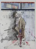 Cafe Triste by Micheal Farrell, offered May 2025