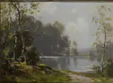 On The Lagan River by Frank McKelvey, offered May 2025