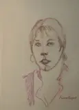 Portrait by Alicia Boyle, offered Jun 2025
