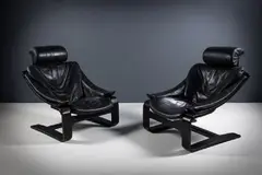 A Pair Of Easy Chairs by Ake Fribyter, offered Jun 2025
