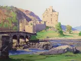 Eilean Donnan Castle. Kyle Of Lochalsh, Scotland by Cecil Maguire, offered Jun 2025