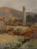 Gladys Wynne, Landscape With Round Tower