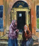 Gossip In Mountjoy Square by Robert Taylor Carson, offered Jun 2025