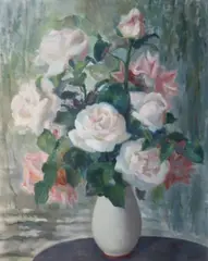 Moyra Barry, Roses In A Stone Jar