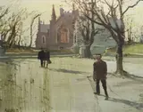 Winter Cathedral, Armagh by Cecil Maguire, offered Sep 2025