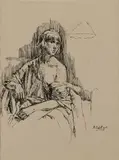 Female Study by Mainie Jellett, offered Nov 2025