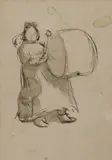 Sketch Of A Woman With Drum by William Orpen, offered Dec 2025