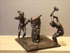 Simon O'Donnell, The Sculptors - Chiselling Joyce & Beckett