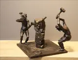 Simon O'Donnell, The Sculptors - Chiselling Joyce & Beckett