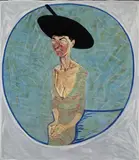 Brian Bourke, Portrait Of J With Basque Hat