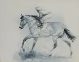 Jockey Up by Peter Curling, offered May 2026
