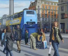 Eugene Conway, New Immigrants In O'Connell St.