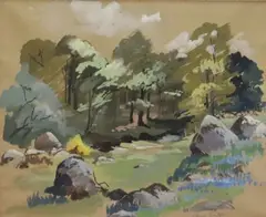 Manor Hillside by Eleanor Harbisson, offered Jun 2026