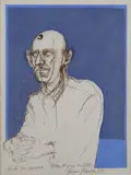 Brian Bourke, Bald For Hecuba, Portrait Of An Actor