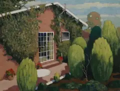 Norman Smyth, A View From The Garden At The Rear