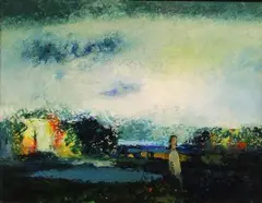 Figure In A Landscape by Daniel O'Neill, offered Sep 2018