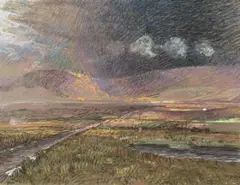 Stormy Landscape by Jeremiah Hoad, offered Sep 2018
