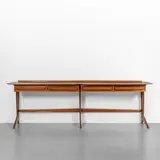 Ico Parisi, A console, 1950, Mahogany wood