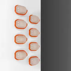 A set of eight of wall lamps 'Noce' by Achille Castiglioni, 1972, Varnished cast aluminum, moulded glass, offered Apr 2026