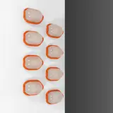 Achille Castiglioni, A set of eight of wall lamps 'Noce'