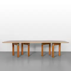 Giovanni Offredi, An extendable table 'Dinner', 1970s, Maple wood