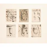 Mira Schendel, Untitled, Nanquim sobre papel japonês