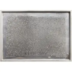 Antonio Dias, “KEEP DRY” – ARID SELECTION, ACRÍLICO SOBRE PAPEL ALUMINIZADO