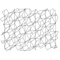 Daniel Steegmann Mangrané, SYSTERNIC GRID #132, 2017, AÇO CORTADO À LASER