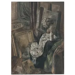 Lasar Segall, CANTO DE ATELIÊ, ÓLEO SOBRE TELA