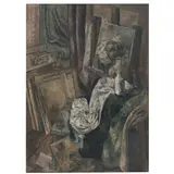 Lasar Segall, CANTO DE ATELIÊ, ÓLEO SOBRE TELA