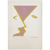 Rubens Gerchman, O BEIJO, Serigrafia