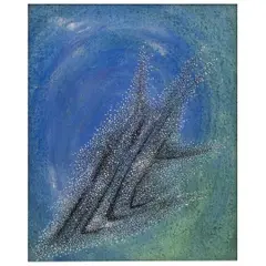 PRIMAVERIL AZUL by Antônio Bandeira, TÊMPERA SOBRE TELA, offered Apr 2026