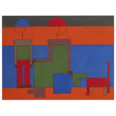 Dionísio del Santo, Untitled, Guache e nanquim sobre cartão