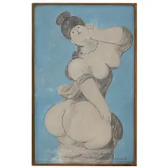 VÊNUS II by Milton Dacosta, Guache sobre papel colado em madeira, offered Apr 2026