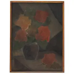 FLORES by José Pancetti, ÓLEO SOBRE MADEIRA, offered Apr 2026